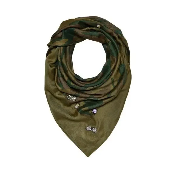 India Hicks Fortune Camo Scarf