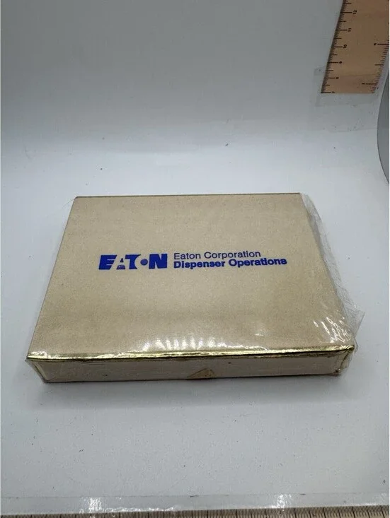 Sealed 2-pack of promotional playing cards from Eaton Corporation