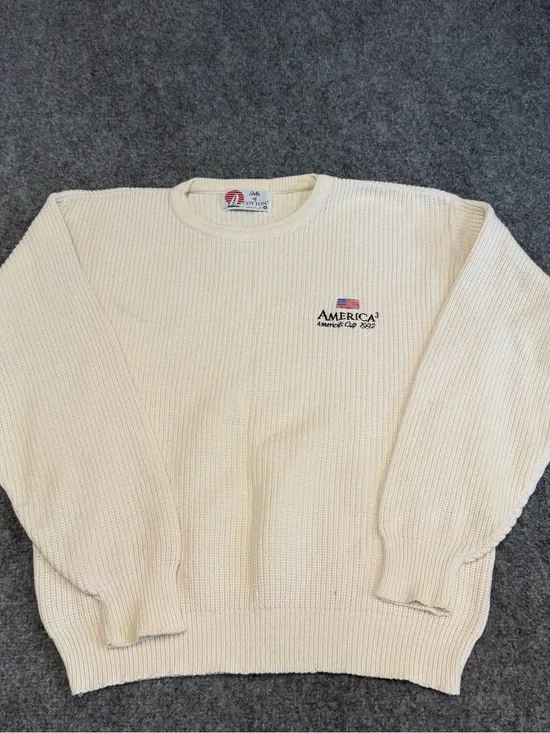 Cream Crewneck Sweater