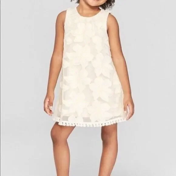 2/$20 Osh kosh Genuine Kids toddler floral fringe dress
