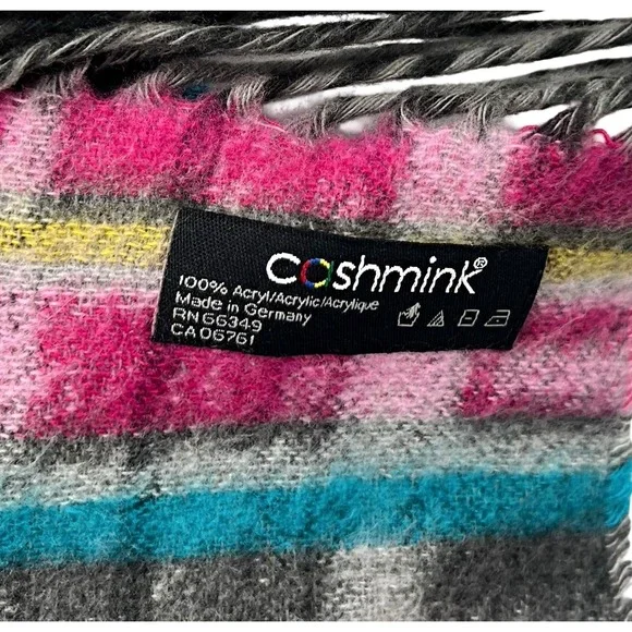 Cashmink Plaid Scarf 70