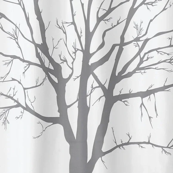 WHOLESALE LOT (50) Fabric Shower Curtain‎ Birch Tree Bathroom 72