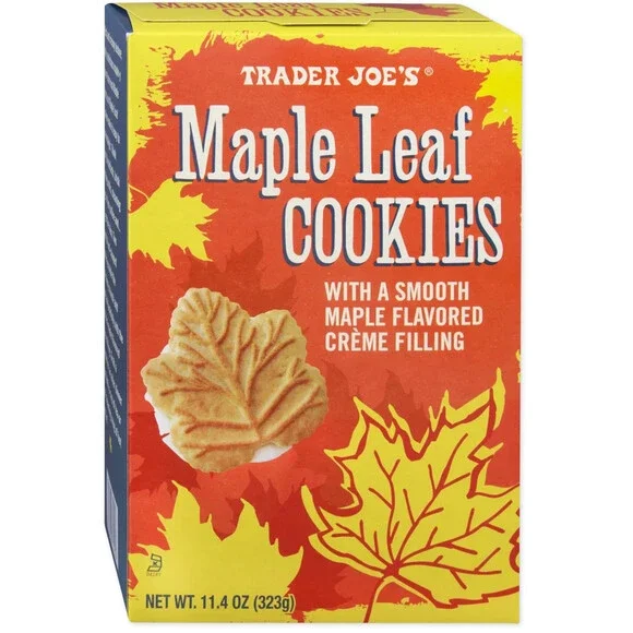 Trader Joe's — Maple Leaf Cookies