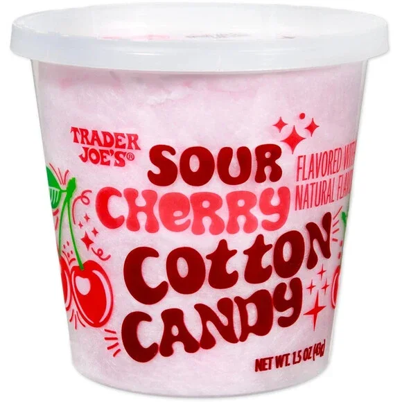 Trader Joe's — Sour Cherry Cotton Candy