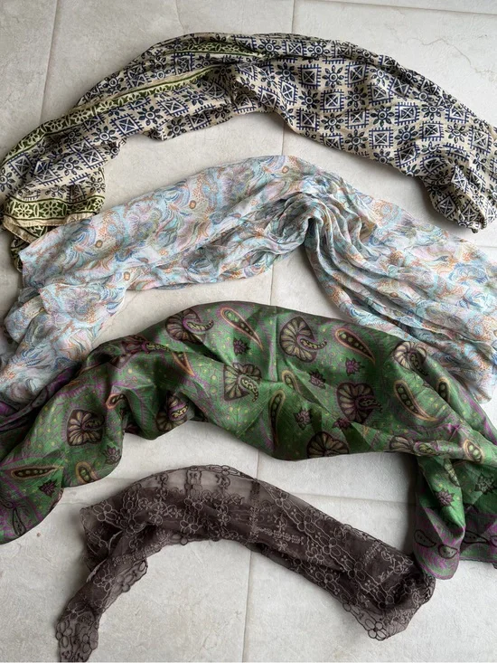 Earthy Boho Scarf Bundle 4