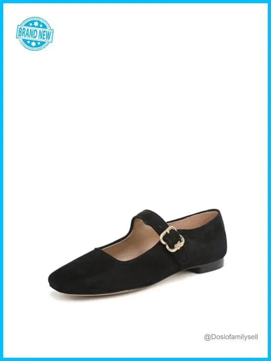 Sam Edelman Michaela Mesh Ballet Flats Pointed Toe Buckle Mary Jane Flats