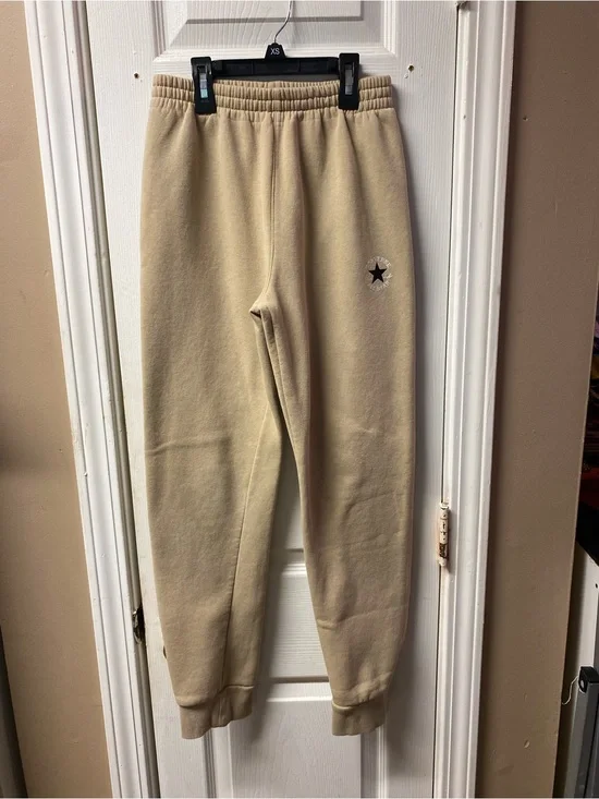 Converse Beige Star Logo Joggers