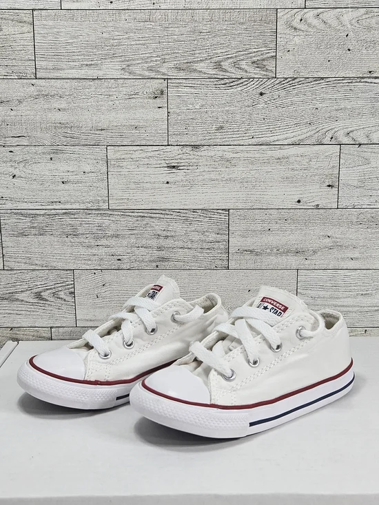 CONVERSE 7J256 OPTICAL WHITE LOW TOP CANVAS CASUAL BABY SHOE TODDLER