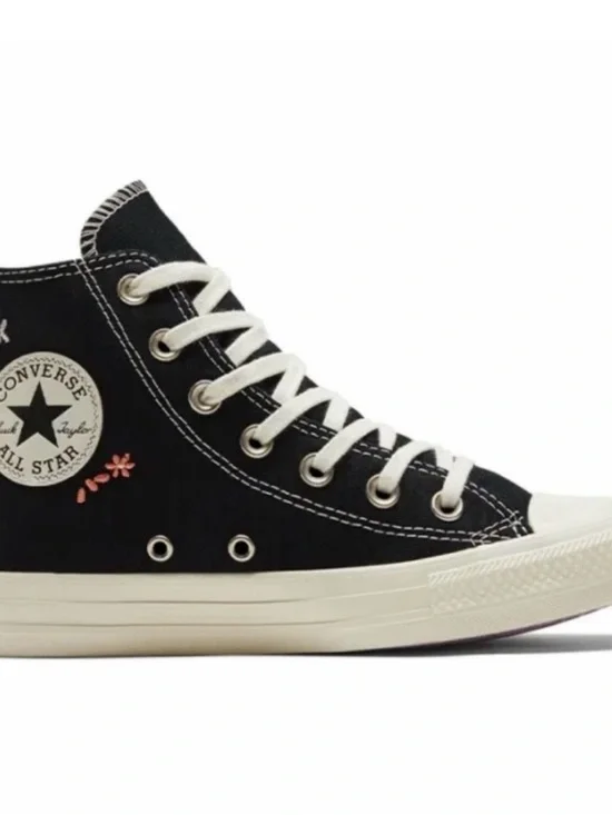 CONVERSE • Black/White Chuck Taylor All-Star Things To Grow High-Top Sneakers,