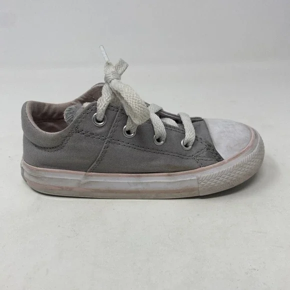 Converse Shoes Chuck Taylor One Star Sneaker Gray and Pink‎ Toddler Girl Size 9
