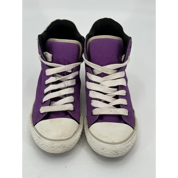 Chuck Taylor Converse All Star‎ Purple High Top Youth Size 3 (316136F)