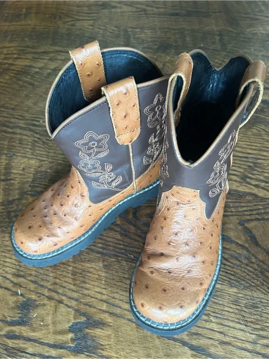 Roper Chunky Fat Baby Cowboy Boots. toddler size 3 Western