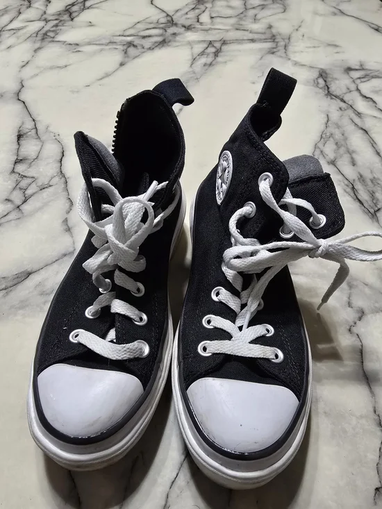 Converse Black and White High-Top Sneakers