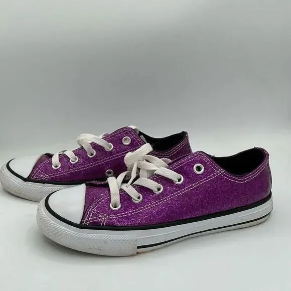 Converse Chuck Taylor All Star Ox Coated Purple Glitter size 1