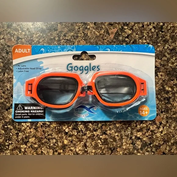 Adult Swim Goggles - Orange and Black