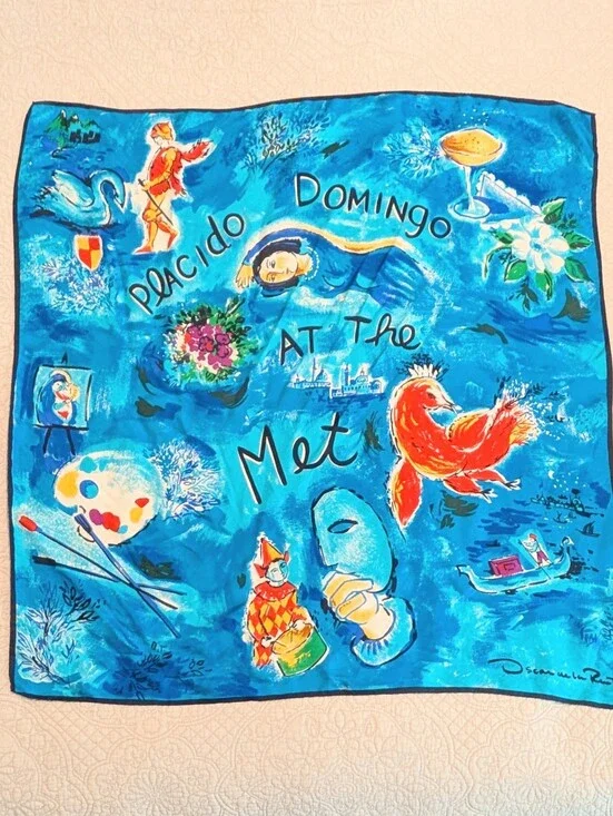 Oscar De La Renta Placido Domingo At The Met Brilliant Colors 34