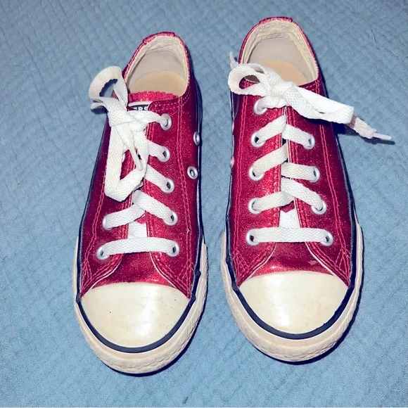 Converse Shiny Hot Pink Sneakers