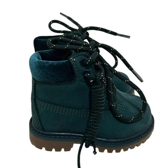 Timberland Toddler Premium Waterproof Boots Velvet Green Size 4