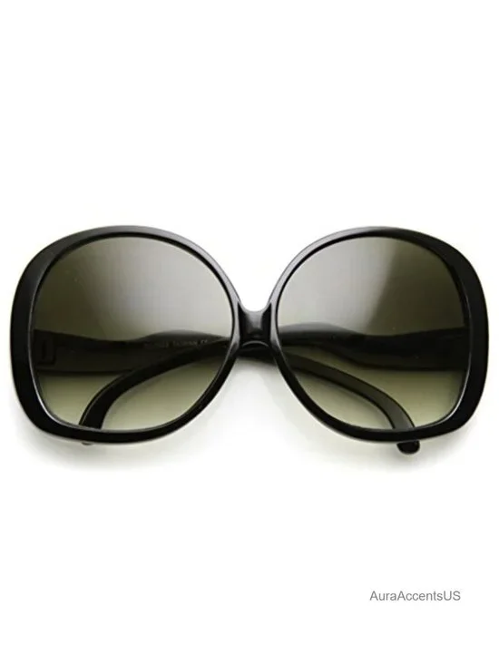 Oversized Retro Vintage Style Sunglasses UV Protection Celebrity Fashion