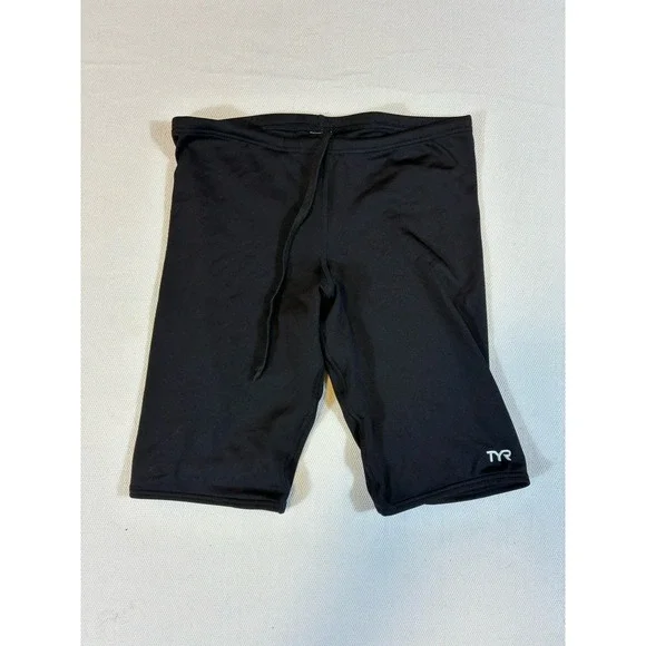 TYR Men's XS Jammers Swim‎ Shorts Black Compression Performance Swimsuit