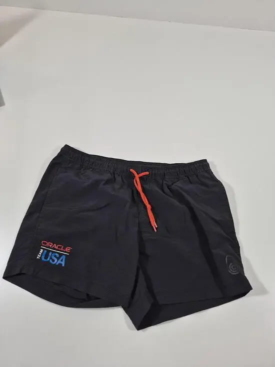 Sail Racing Oracle Team USA Men's M Black Swim Trunks Volley Shorts Lined
