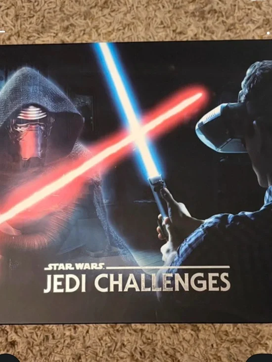 Star Wars Jedi Challenges VR Set with Blue and Red Lightsabers Read‼️