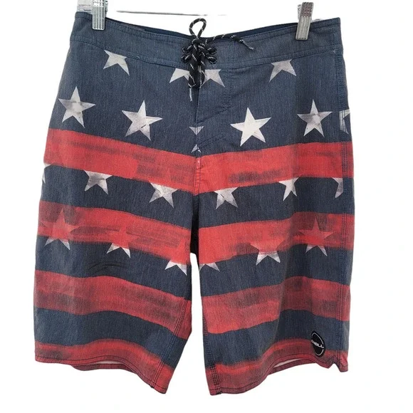 O'NEILL Men's Swim Board Shorts Size 30 Americana