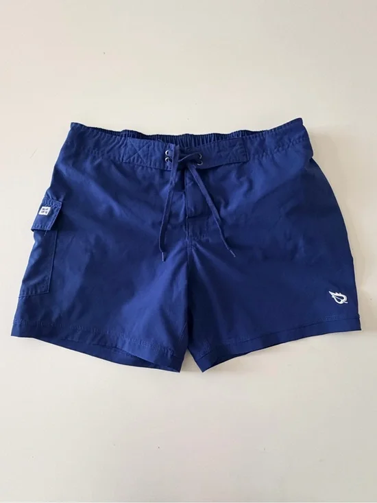 Baleaf Navy Swim Trunks with Drawstring