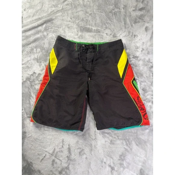 Quiksilver Mens Boardshorts EU 34 Multicolor Drawstring Quick Dry