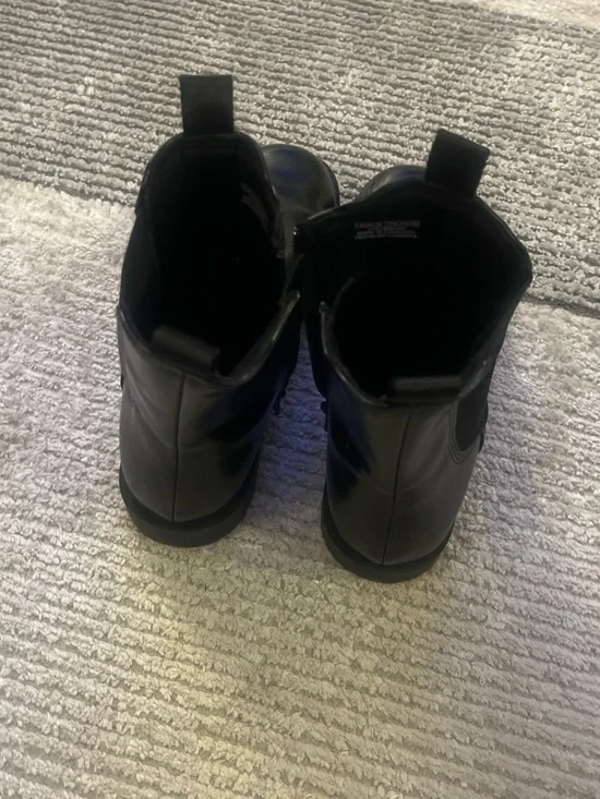 Zara Kids Black Pull-On Chelsea Boots