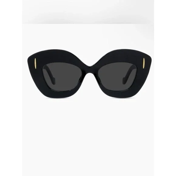 Loewe Retro Screen Black Cat-Eye Sunglasses NWOT