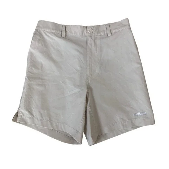 Mañana Surfing Company‎ Beige Quick Dry Board Shorts Mens Small Activewear