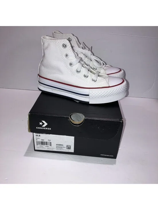 Converse CTAS EVA Lift Shoes Junior Size 11.5 High Top Platform Sneakers NEW