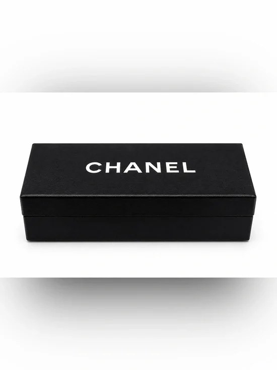 CHANEL Black Sunglasses Box with Authenticity Card Sleeve