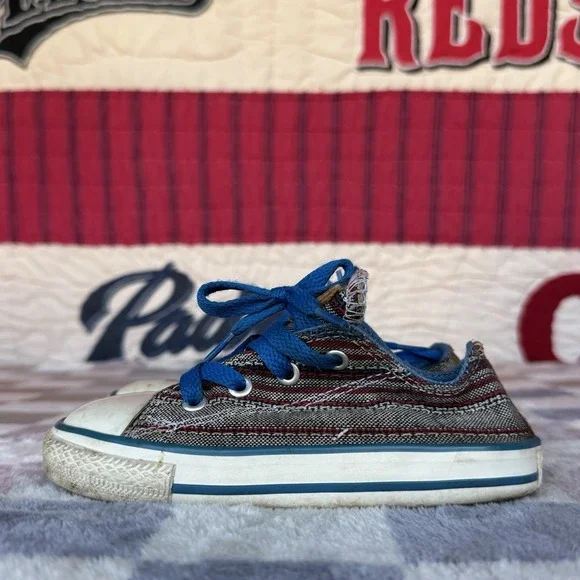 Size 9c - Converse Chuck‎ Taylor Low Ox Summer Vision Blue Gray