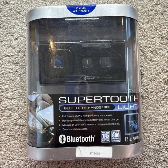 BLUE ANT Supertooth Bluetooth Handsfree Light Car N15417‎ NEW