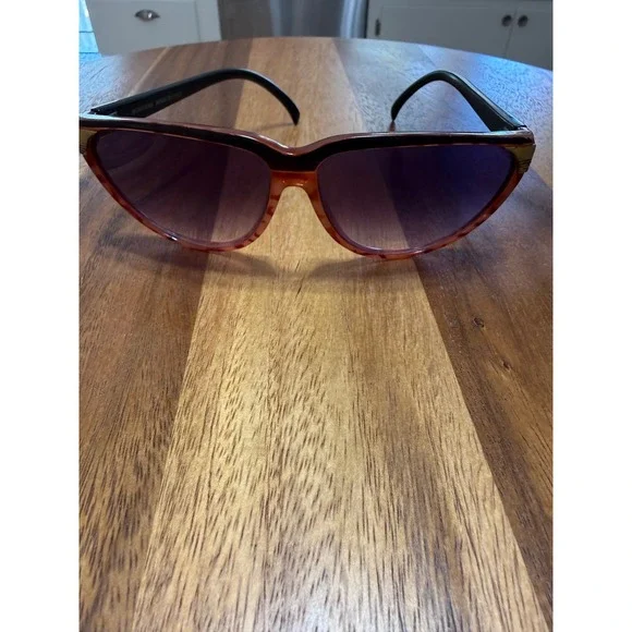 Bonneau Sunglasses Womens OS Brown Tortoise Fair Made In Italy Gradient Retro
