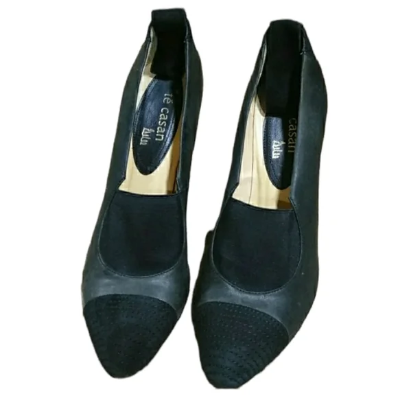 Te casan black heel size 9