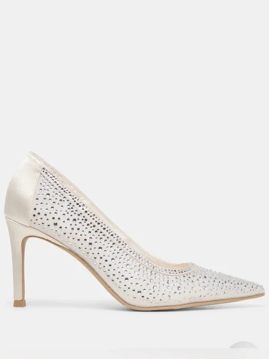 Dolce Vita Kashe Crystal White Mesh