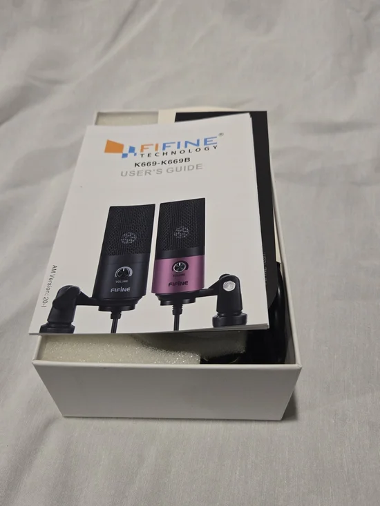 FIFINE K669B Pink USB Microphone Brand New In Box NIB Gaming Podcast Cute Desk