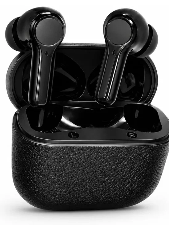 Amazon True Wireless Bluetooth Earbuds in Black with Charging Case