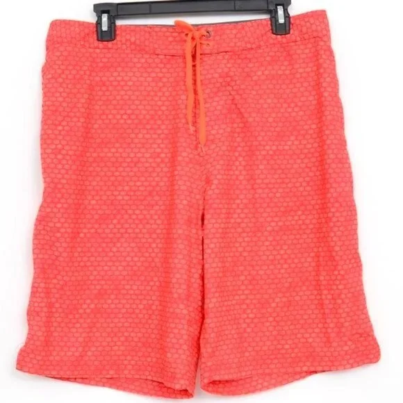 Champion C9‎ Men's 38 Bright Orange Stretch Swim Boardshort Summer Surf Shorts