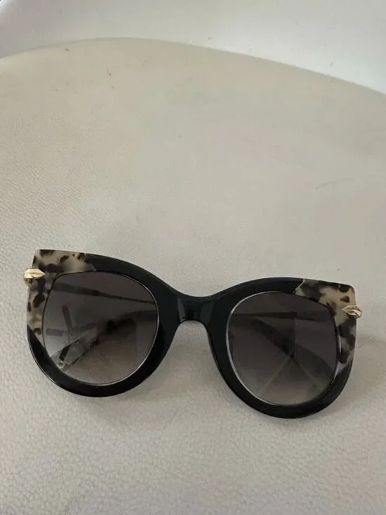 Krewe Laveau Cat Eye Sunglasses 24k