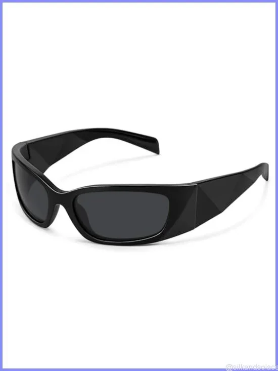 Retro Wrap Around Sunglasses UV400 Protection Full Frame Women's Fit