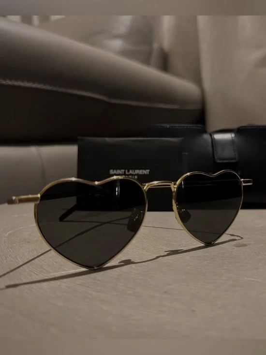 Saint Laurent SL 301 Loulou Heart Sunglasses
