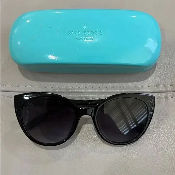 Kate Spade New York Samantha/S 8079O Black Cat Eye Sunglasses.