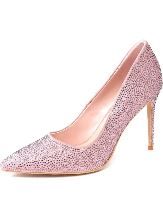 Glamorous Rhinestone High Heel Pumps for Women - Stylish Evening Footwear