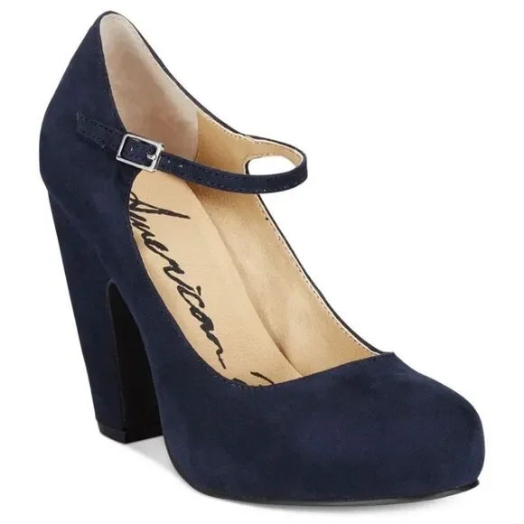 BRAND NEW AMERICAN RAG MARY JANE BLOCK HEEL PUMP