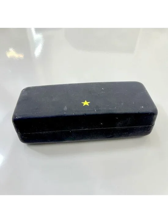 Elton John Black Hard Shell Glasses Case With Gold Star & Logo 6