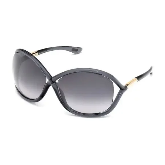 NEW!!! Tom Ford FT0009 0B5 Transparent Grey Sunglasses authentic